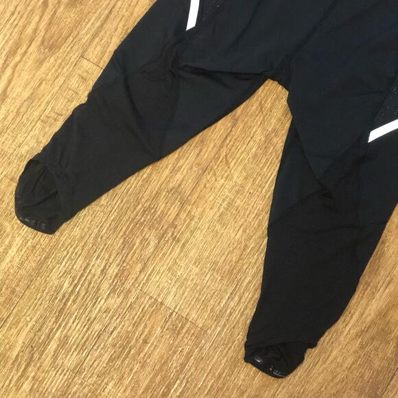Lululemon Black and Gray Run A Marathon Crop Capri Leggings Size 4 - Picture 13 of 16